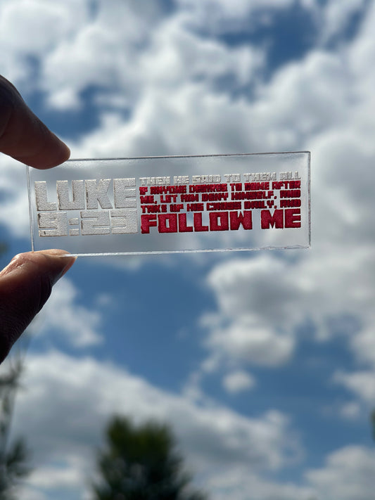 Luke 9:23 Keychain