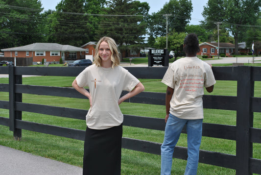 Carrying My Cross Pocket Logo T-shirt